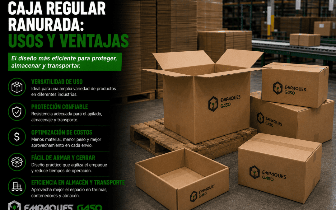 Caja regular ranurada usos y ventajas