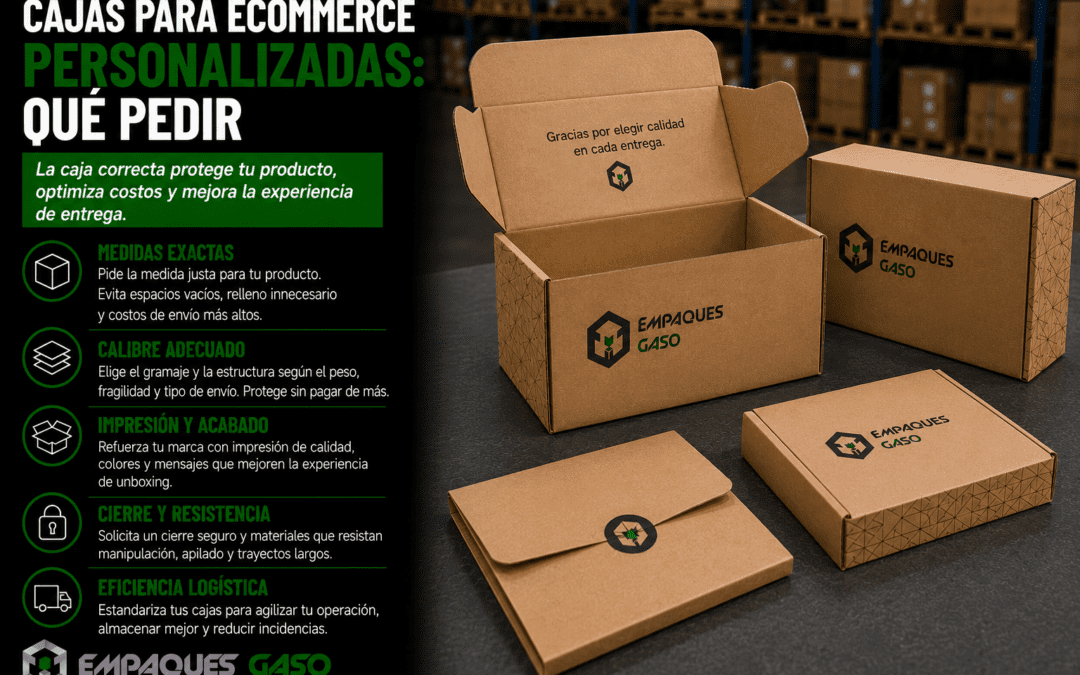 Cajas para ecommerce personalizadas: qué pedir