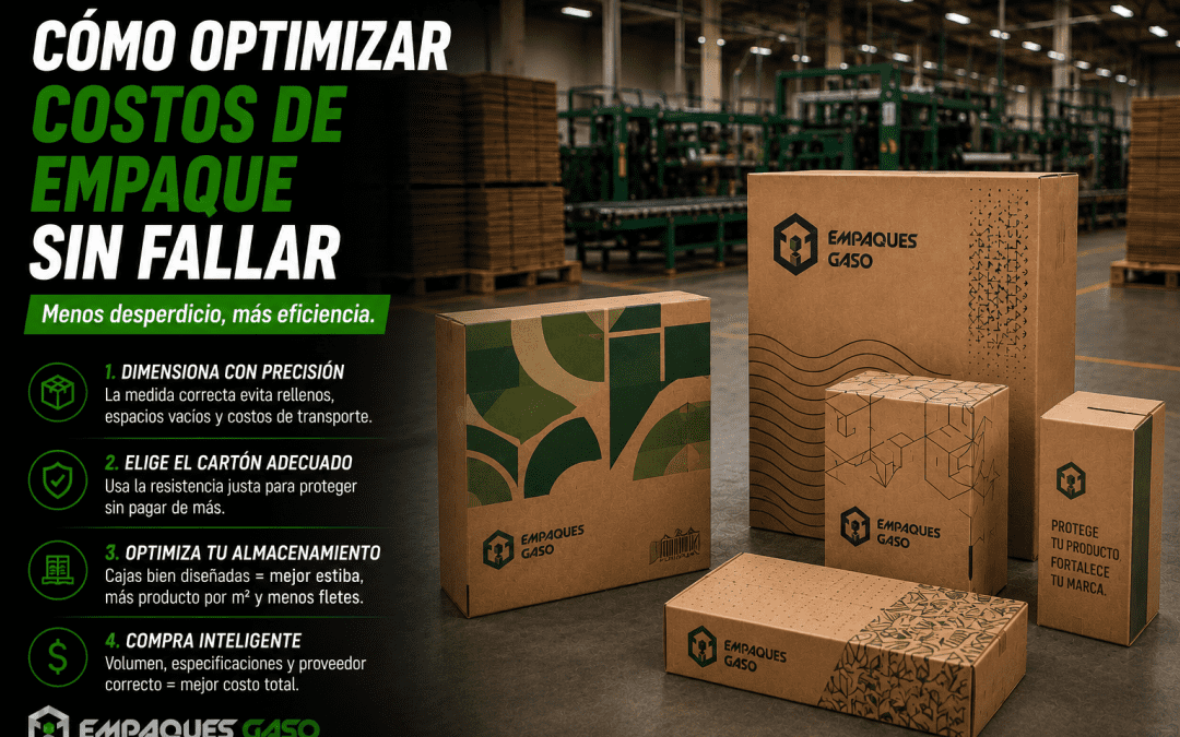 Cómo optimizar costos de empaque sin fallar