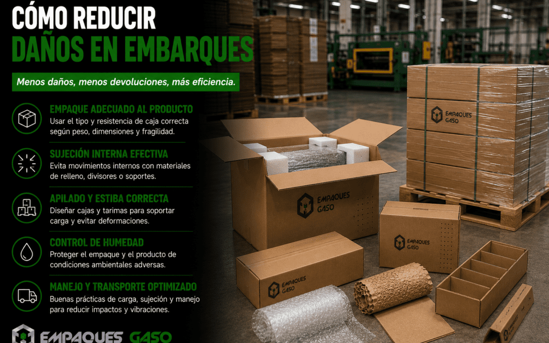 Cómo reducir daños en embarques
