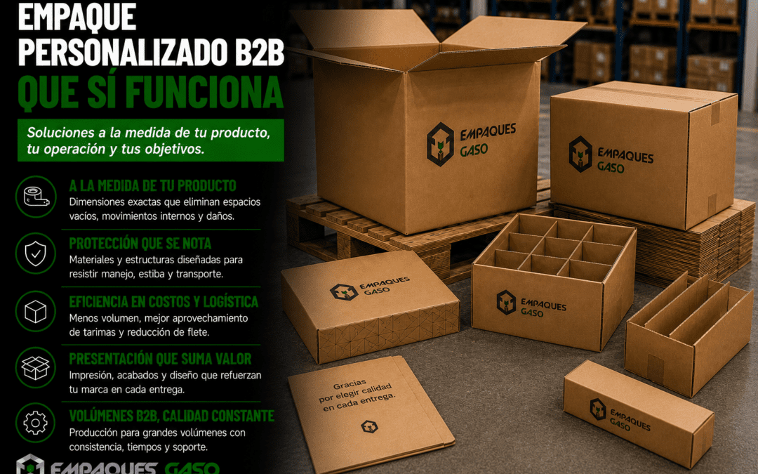 Empaque personalizado B2B que sí funcion