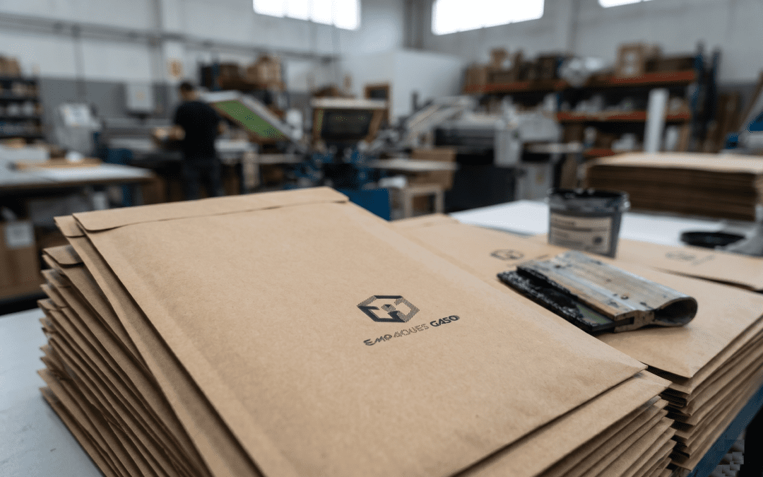 Sobres kraft personalizados mayoreo para empresas