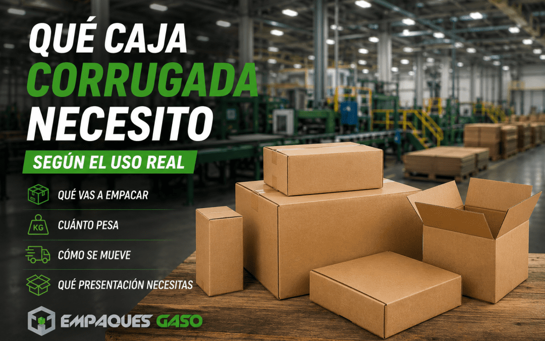 Qué caja corrugada necesito para mi producto