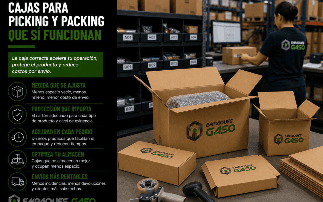 Cajas para picking y packing que sí funcionan