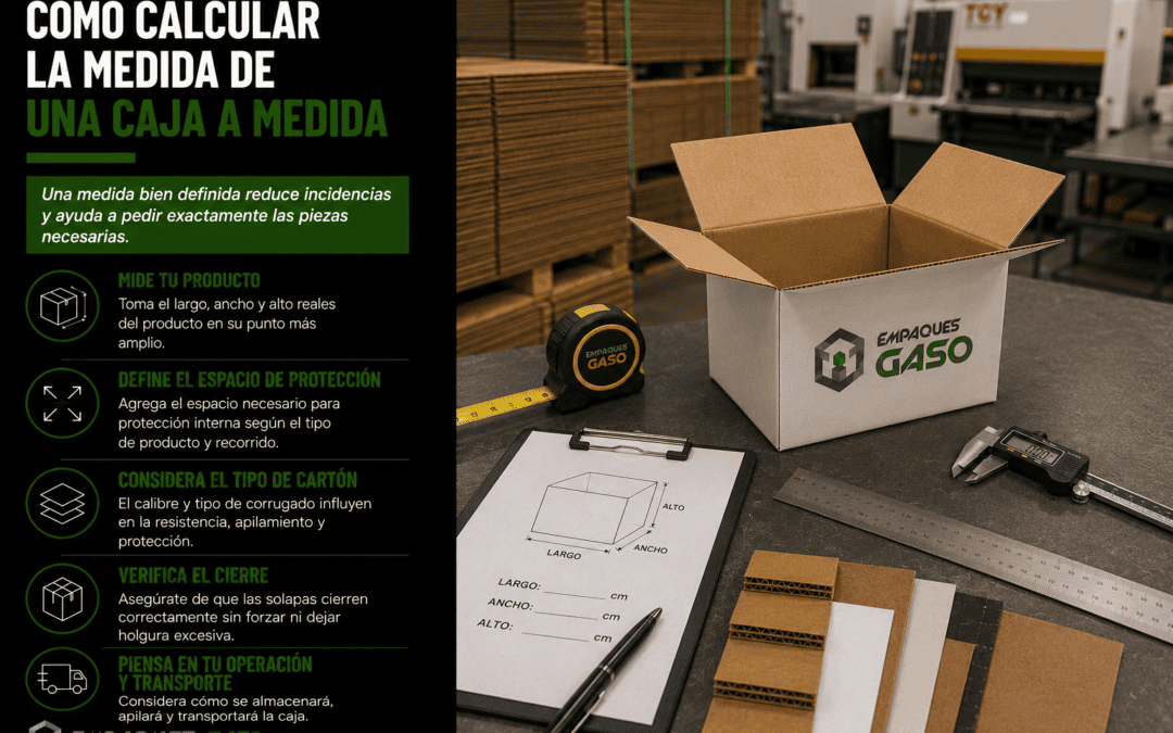 Cómo calcular la medida de una caja a medida