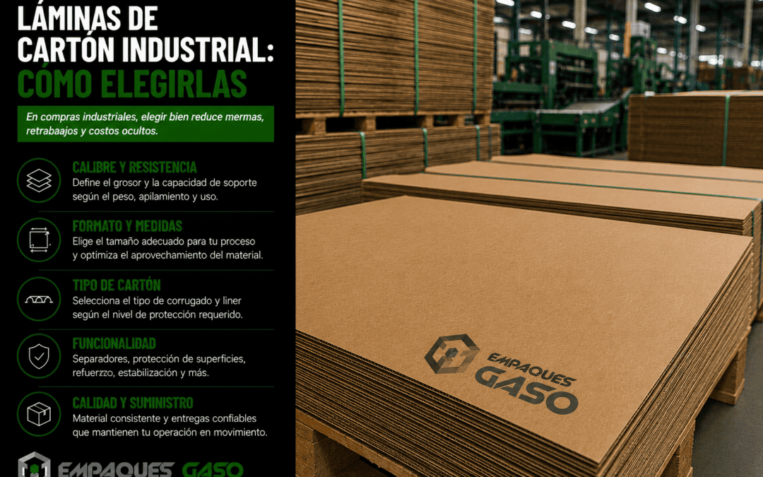 Láminas de cartón industrial: cómo elegirlas